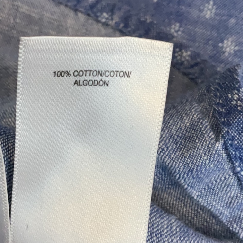 LUCKY BRAND Denim Blue Shirt - Picture 6 of 7